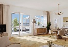 Wohnen Essen - Wohnbeispiel Rooftop-Wohnen mit Weitblick - zwei Terrassen, au�ergew�hnliche Raumh�he