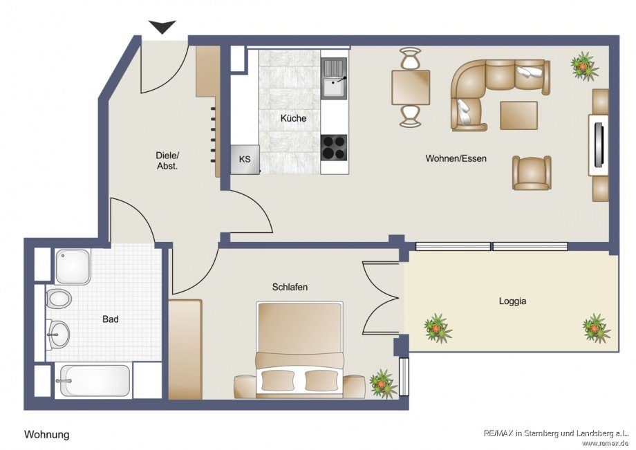 Grundriss Etagenwohnung M�nchen