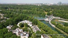 Wohnanlage V E R K A U F T: Garten-Wohnung am Englischen Garten und Herzogpark - Wohnanlage mit Schwimmbad