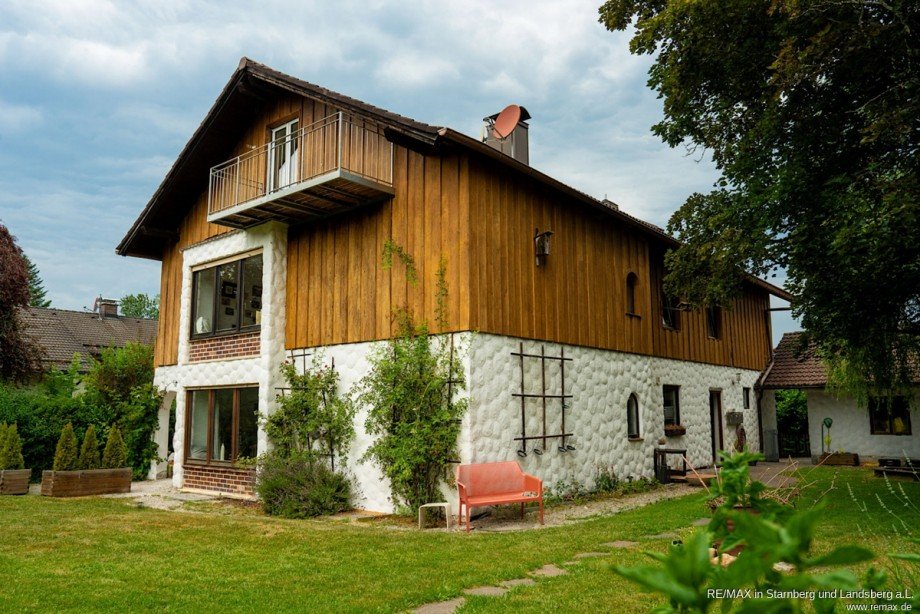 Hausansicht S�dost Mehrfamilienhaus Bernried