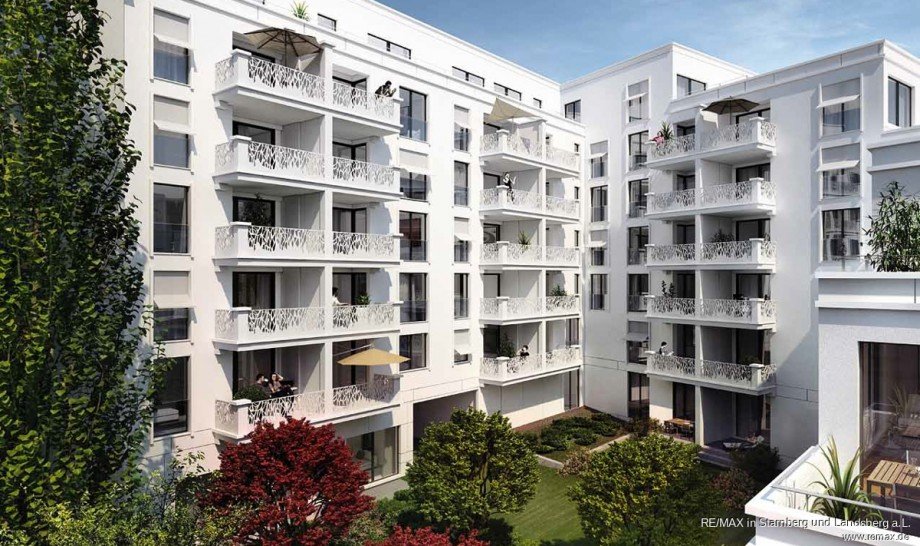 Ansicht Innenhof Etagenwohnung M�nchen