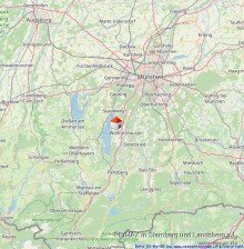 Makrolage V E R K A U F T: Gartenwohnung, Ortsrandlage, offener Wohnstil, ca. 2,55 m Raumh�he, Berg am Starnberger See