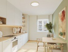 K�che digital eingerichtet V E R K A U F T: Neuhausen nahe Maxvorstadt - gepflegte Wohnung mit Balkon