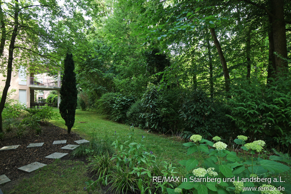 Garten vor der Wohnung Erdgeschosswohnung M�nchen