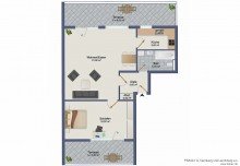 Grundriss Rooftop-Wohnen mit Weitblick - zwei Terrassen, au�ergew�hnliche Raumh�he