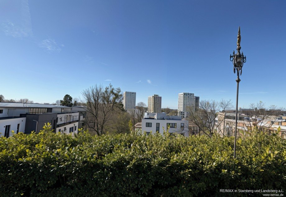6 Terrasse Westen Blick Dachgeschosswohnung M�nchen