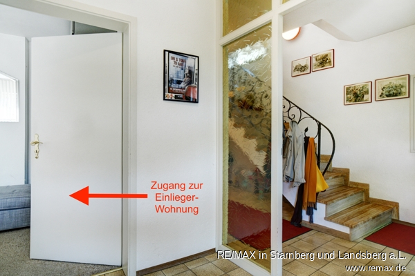 Eingang zum Haus Einfamilienhaus Tutzing