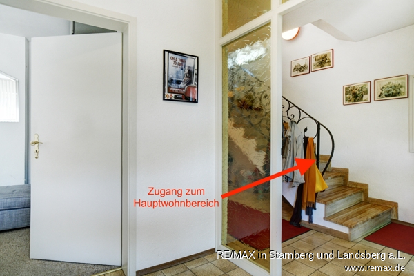 Eingang zum Haus Einfamilienhaus Tutzing