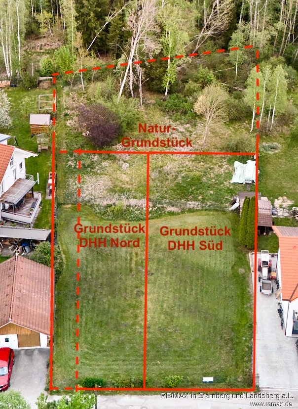 Grundst�ck geplante Teilung Wohngrundst�ck Berg