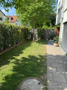 Garten V E R M I E T E T!: Hochwertige Garten-Wohnung in Aubing �ber 2 Etagen